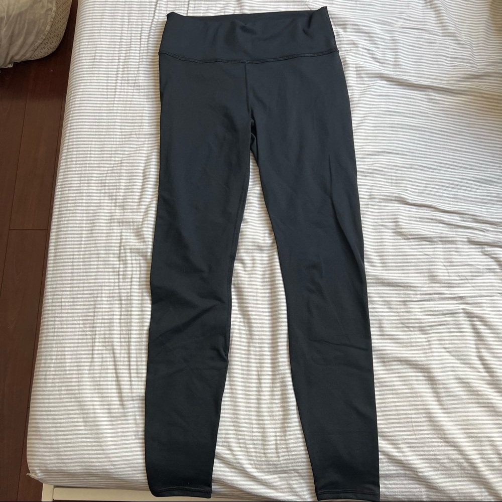 Fabletics High Waisted Solid Powerhold Legging Black Size L Tall NWT